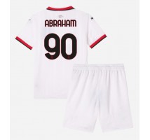AC Milan Tammy Abraham #90 Koszulka Wyjazdowa dzieci 2024-25 Krótki Rękaw (+ krótkie spodenki)